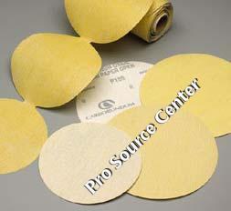 Carborundum Gold 5 Inch PSA Discs Roll Grits 80   400