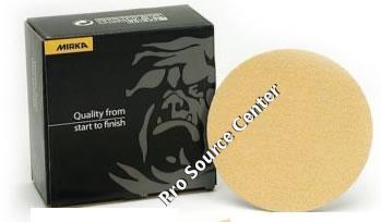 Mirka Gold 8 Inch No Hole PSA Sanding Discs 36   400 Grit