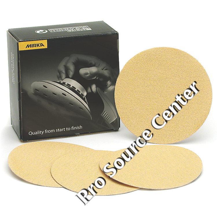 Mirka Gold 8 Inch PSA Sanding Discs 80 Grit