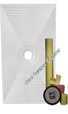 Pro PVC 32 x 60 Center Drain Shower Systems Tile kit