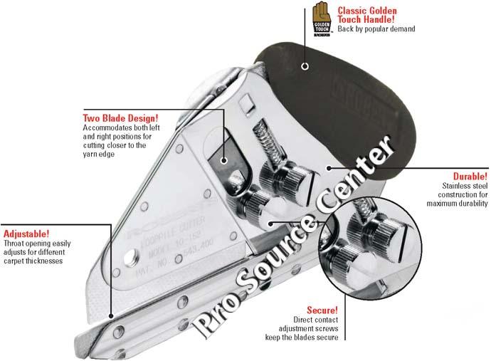 Roberts 10152GT Loop Pile Carpet Cutter Golden Touch