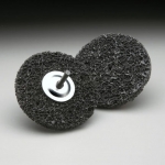 Carborundum Fibratex Surface Strip Disc with Mandrel 4 Inch