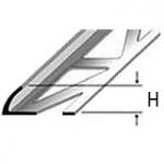 Dural Durabord Round Edge Profile PVC White