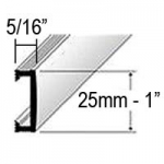 Dural Duralis Listello Deco Aluminum Profiles 1 Inch