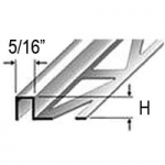 Dural Duraplus Box Section Transition Profiles Aluminum Natural