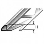 Dural Durondell Closed Qtr Rnd Profiles White Powder Coated Aluminum