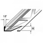 Dural Durosol Square Edge Profile Aluminum Anodized Titan