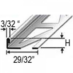 Dural Durosol Square Edge Profile Stainless Steel Grade 316 V4A Matte