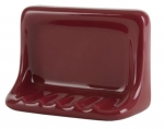 H46FB Flatback Ceramic Soap Dish for Tile Showers and Baths 4 x 6