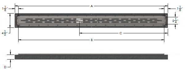 Noble Linear Drains Dimensions