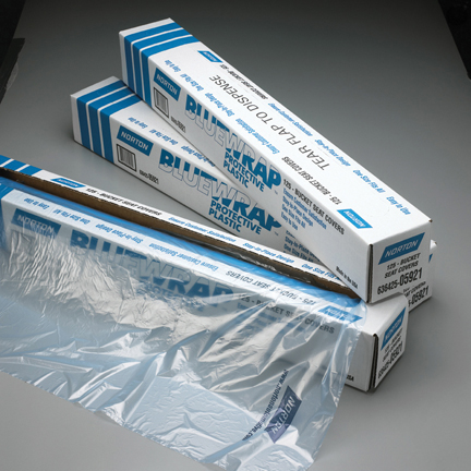 Norton Blue Wrap Plastic Seat Covers