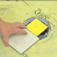 Waterproof shower Step16