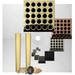 Pro Advanced 72 x 72 Custom Tiled Shower Kit in ABS or PVC
