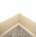 Example corner with toe