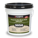 Roberts 3050 Primary Carpet and Felt Back Vinyl Adhesive 4 Gallons