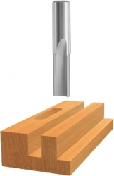 Bosch High-Speed Steel Double-Flute Straight Bits
