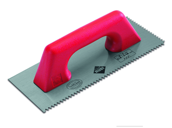 Finishing Trowels and Jagged Trowels with Closed Plastic Handle by Rubi