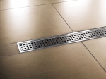 Schluter KERDI-LINE Linear Drain - Center - B Grate - 3 4 Inch Frame