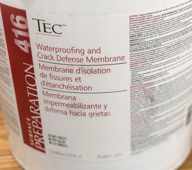 416 Waterproofing and Crack Defense Membrane 5 Gallon by Tec