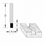 Velepec Solid Carbide Rip and Slotting Bit