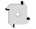Velepec 4 Wing Slotting Cutter Assembly