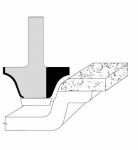 Velepec Roman Ogee Undermount Corian Bowl Bits