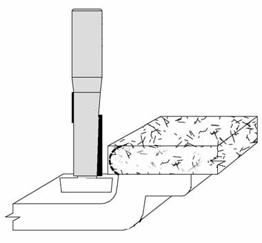 Velepec Overhang Cut Out Solid Surface Router Trim Bits 30-255