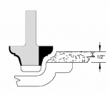 Velepec Montauk Solid Surface Sink and Bowl Profile Bit