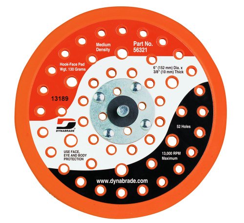 56321 6 Inch 52 Hole Hook Face Mesh Abrasive Pad by Dynabrade