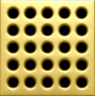 Drain Grate cover color Satin Gold E4402